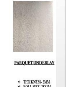 Parquet foam underlay